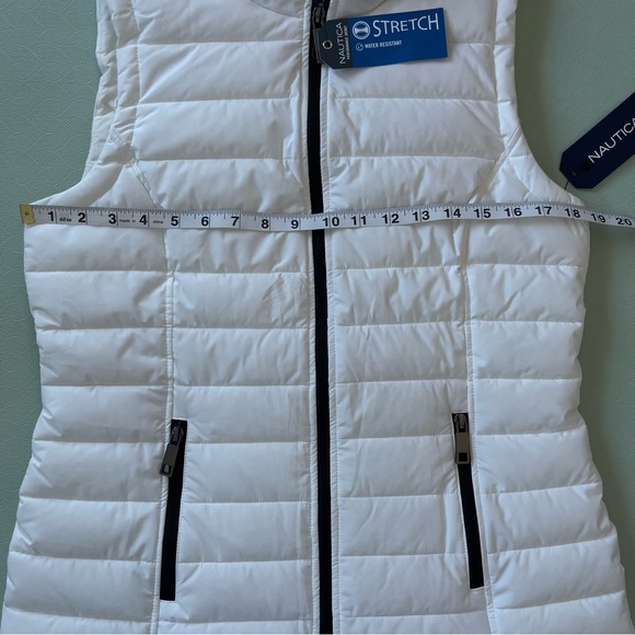 NWT Nautica White Quilted Performance Vest Sz S - Picture 7 of 9